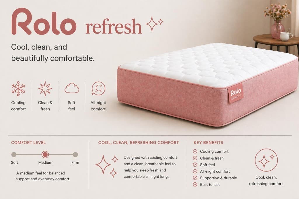 Rolo Refresh mattress